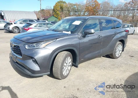 2021 Toyota Highlander Hybrid Limited from USA, damaged, VIN 5TDDBRCH1MS531079